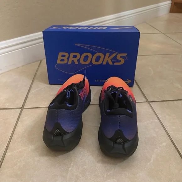 Brooks Hyperion 3 Men’s Running Shoes Size 9 Blue/Coral Papaya Brand New in Box - Picture 7 of 11